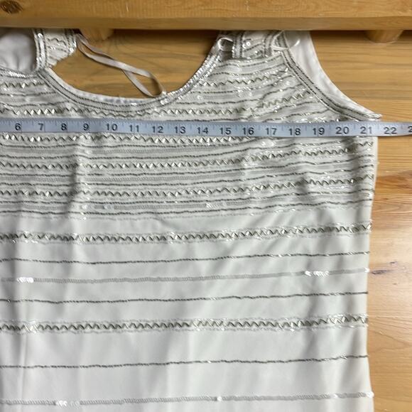 J Kara beaded evening formal tunic and cape women's 1X - Picture 10 of 10